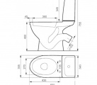 Компакт EKO 2000  E031 53 3/6л з кришкою поліпр.